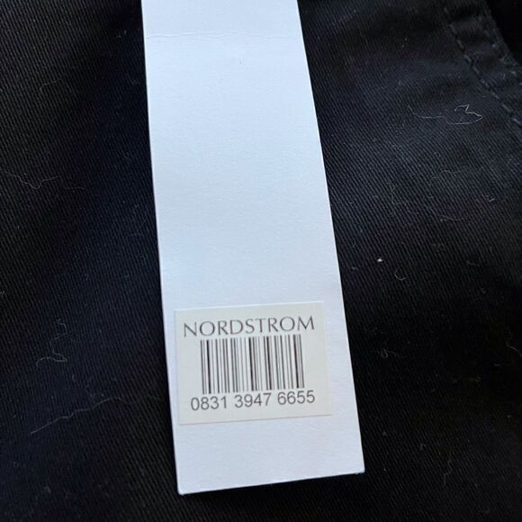 NWT Black Flat Front Men’s Topshop “Stretch Skinny” Shorts Size 30 - Picture 9 of 11